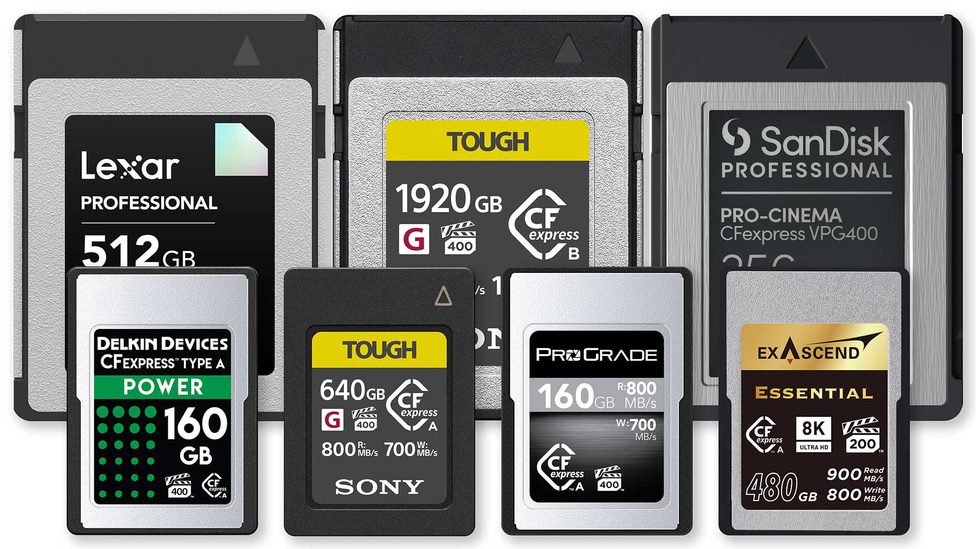 CFexpress memory cards