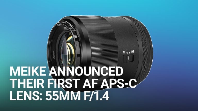 Meike announced their first AF APS-C lens - Meike 55mm f/1.4 thumbnail